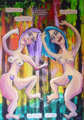 2013, waldnymphen, 100x70